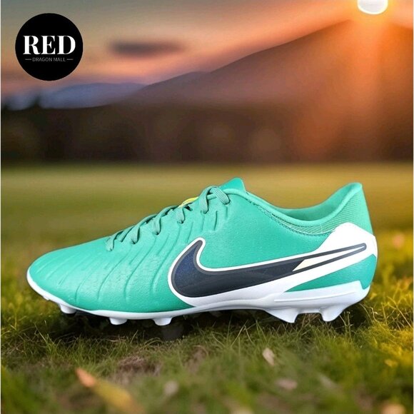Nike Tiempo Legend 10 Elite FG Green Soccer Cleats HJ7272-300 - Men\'s Size 11 main image 12